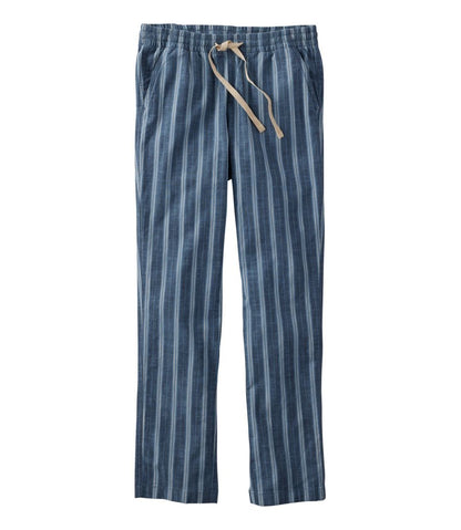 Women's Lakewashed Pull-On Chinos, Mid-Rise Tapered-Leg Chambray Ankle Pants | L.L.Bean Trending