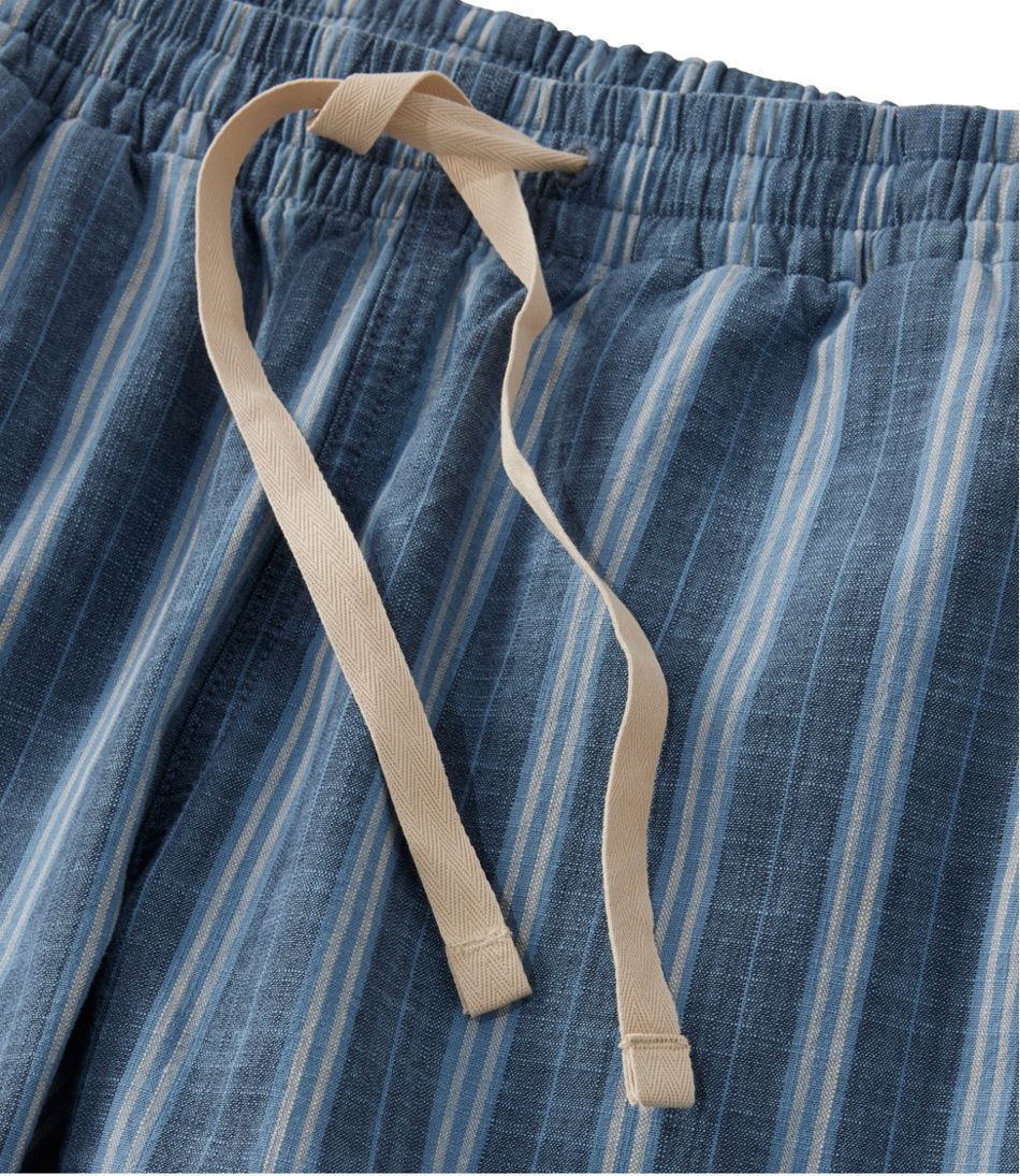 Women's Lakewashed Pull-On Chinos, Mid-Rise Tapered-Leg Chambray Ankle Pants | L.L.Bean Trending