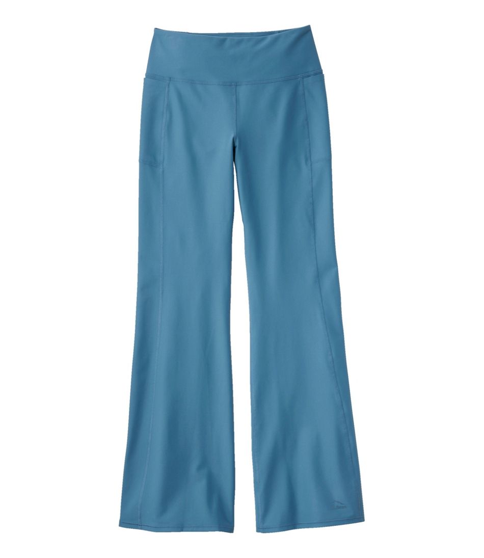 Women's L.L.Bean Everyday Performance Leggings, High-Rise Flare | L.L.Bean Recommended