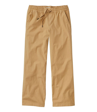 Women's Stretch Ripstop Pull-On Pants, Wide-Leg Ankle | L.L.Bean Exclusive