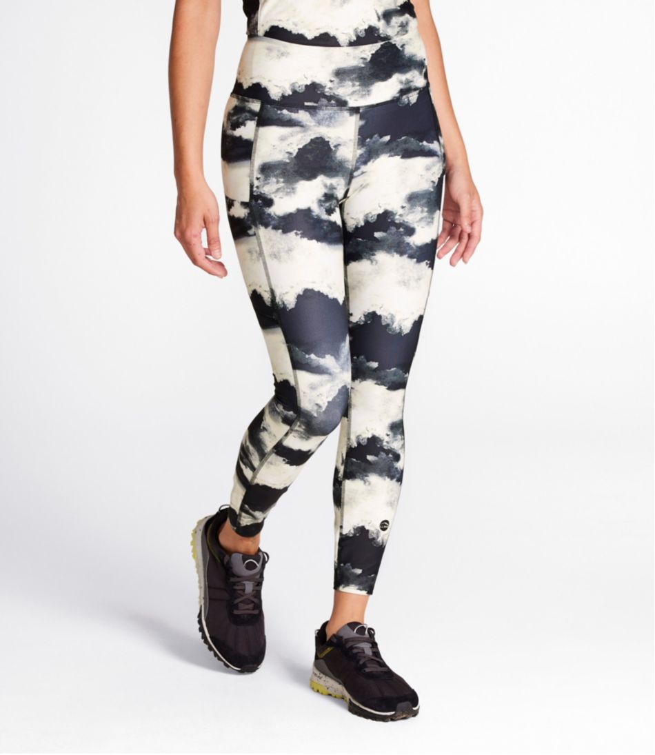 Women's L.L.Bean Everyday Performance 7/8 Leggings, High-Rise Pocket Print | L.L.Bean Classic