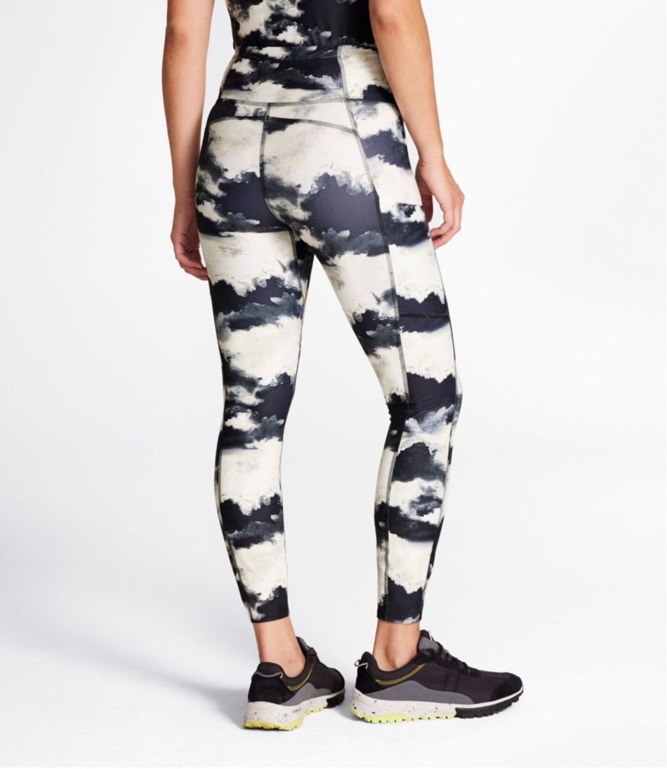 Women's L.L.Bean Everyday Performance 7/8 Leggings, High-Rise Pocket Print | L.L.Bean Classic