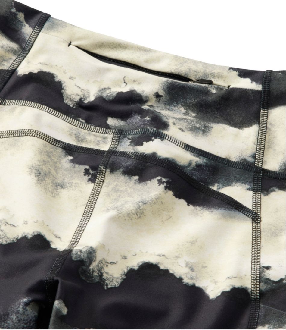Women's L.L.Bean Everyday Performance 7/8 Leggings, High-Rise Pocket Print | L.L.Bean Classic