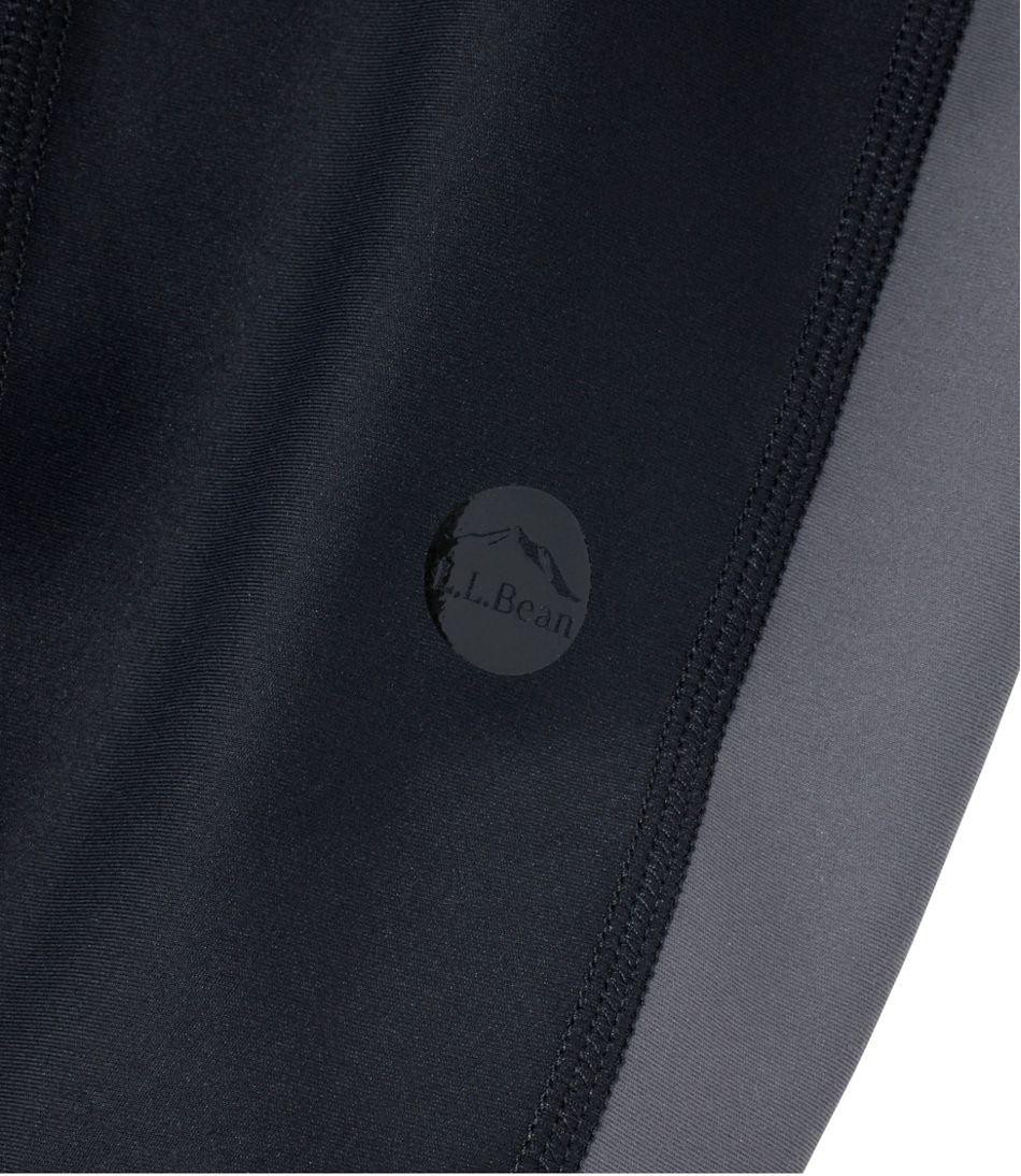 Women's L.L.Bean Everyday Performance 7/8 Leggings, High-Rise Pocket Colorblock | L.L.Bean Essential