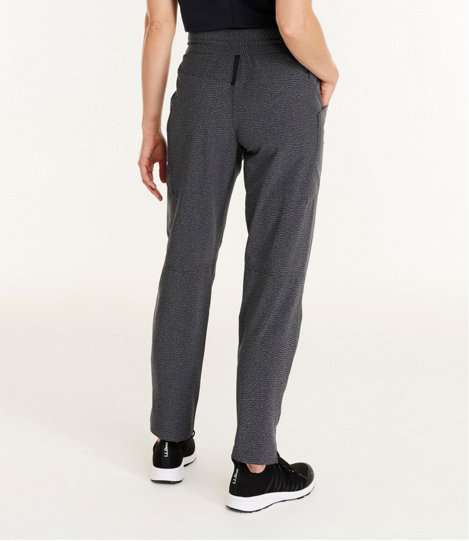 Women's VentureStretch Woven Ankle Pants, Mid-Rise Print | L.L.Bean Everyday