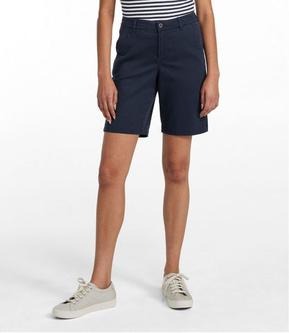 Women's Comfort Stretch Shorts, Chino Bermudas 9" | L.L.Bean Popular