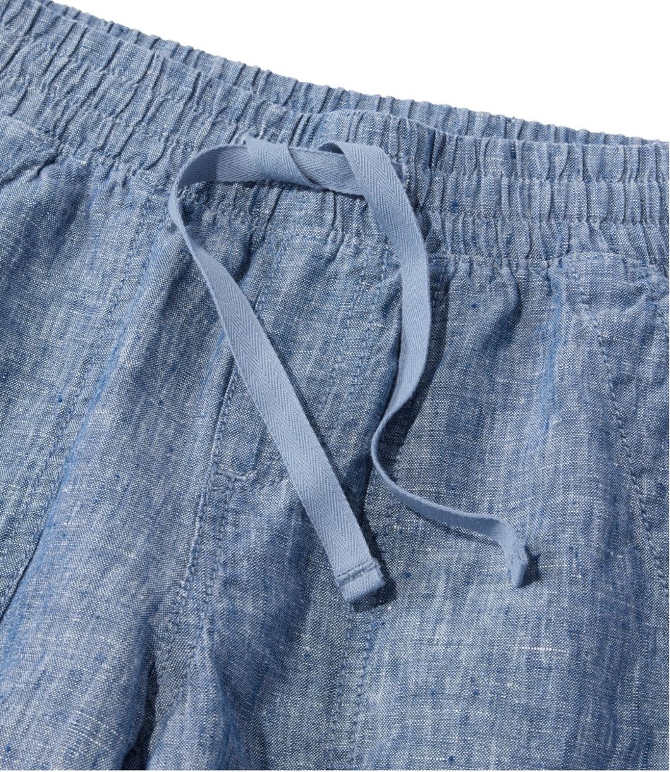 Women's Premium Washable Linen Shorts, Mid-Rise 6" | L.L.Bean Best Seller