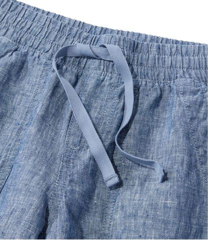 Women's Premium Washable Linen Shorts, Mid-Rise 6" | L.L.Bean Best Seller