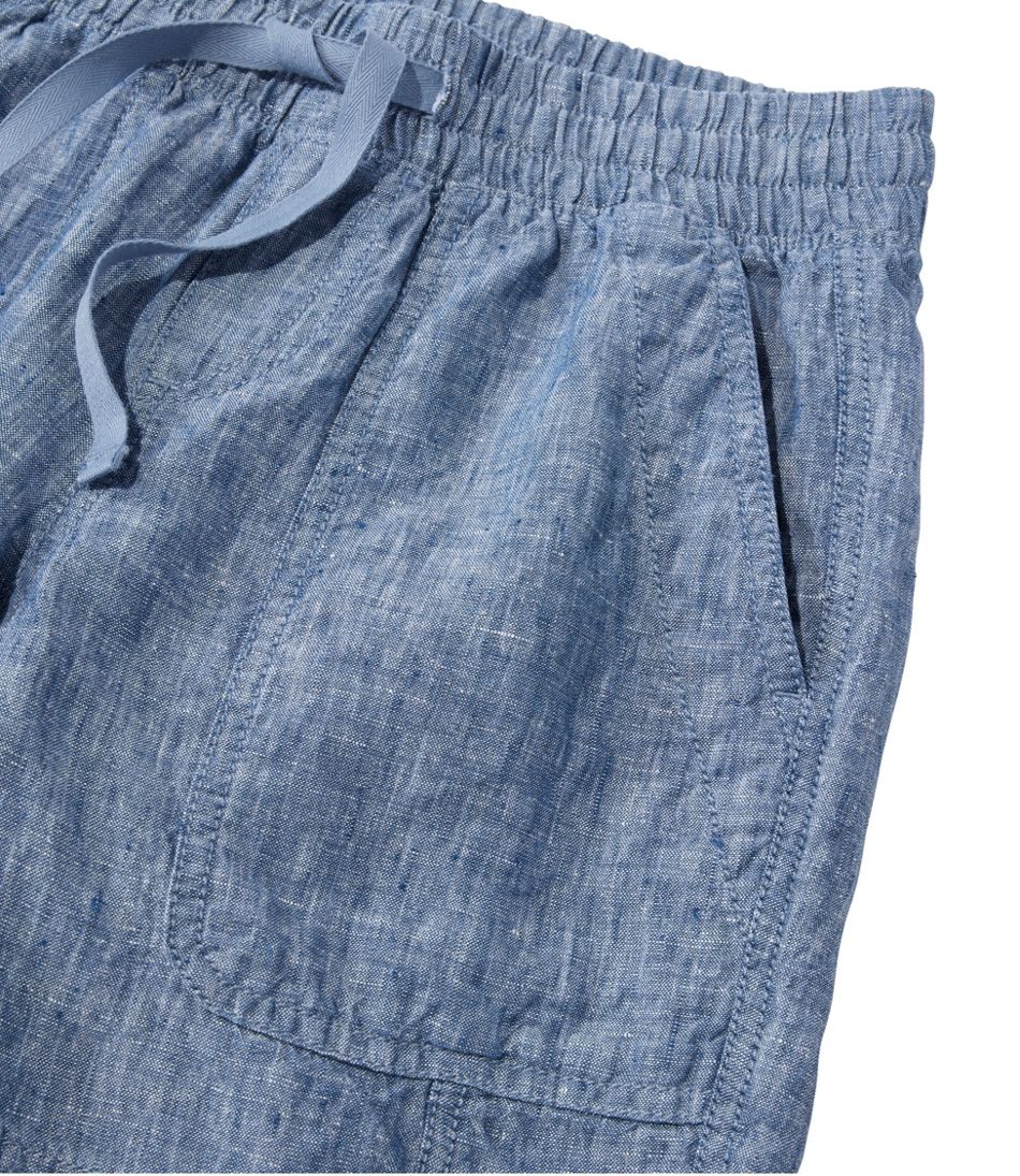 Women's Premium Washable Linen Shorts, Mid-Rise 6" | L.L.Bean Best Seller