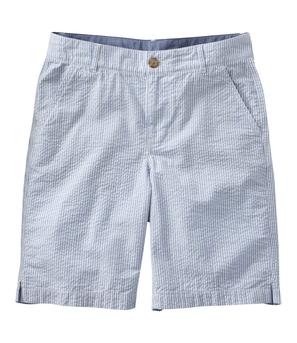 Women's Comfort Stretch Shorts, Seersucker Bermudas 9" | L.L.Bean Value
