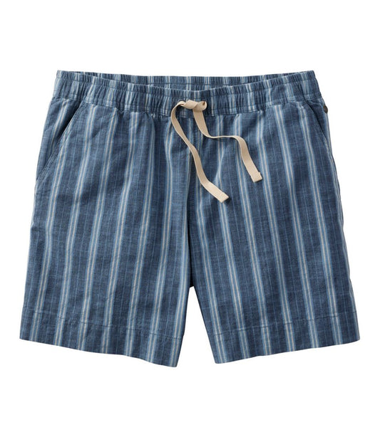 Women's Lakewashed Dock Shorts, Mid-Rise Stripe | L.L.Bean Recommended