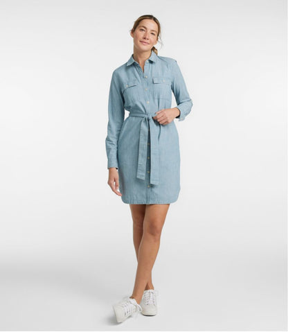 Women's Signature Camp Shirt Dress, Button-Front | L.L.Bean Everyday
