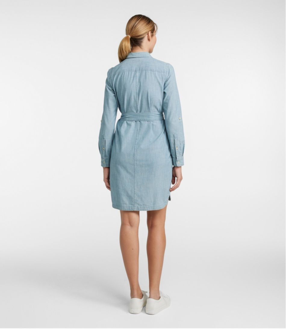 Women's Signature Camp Shirt Dress, Button-Front | L.L.Bean Everyday
