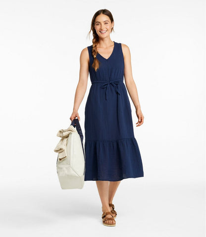 Women's Cloud Gauze Midi Dress | L.L.Bean Value
