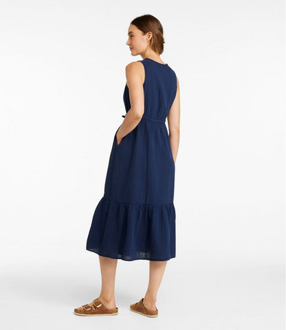 Women's Cloud Gauze Midi Dress | L.L.Bean Value