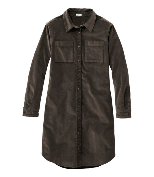 Women's L.L.Bean Heritage Corduroy Shirt Dress | L.L.Bean Great Value