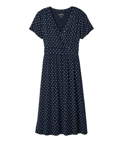Women's Summer Knit Dress, Short-Sleeve Print | L.L.Bean Latest