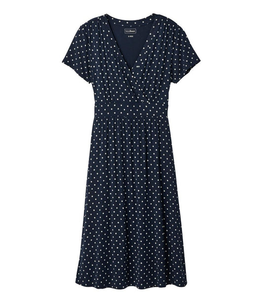 Women's Summer Knit Dress, Short-Sleeve Print | L.L.Bean Latest