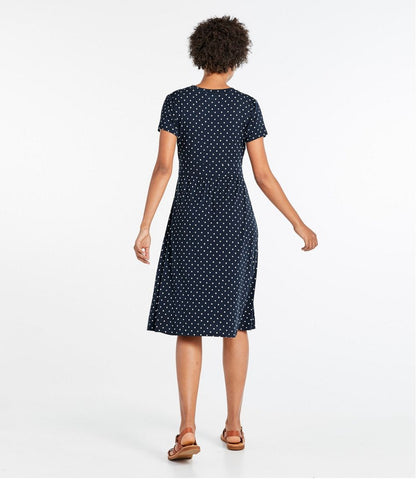 Women's Summer Knit Dress, Short-Sleeve Print | L.L.Bean Latest