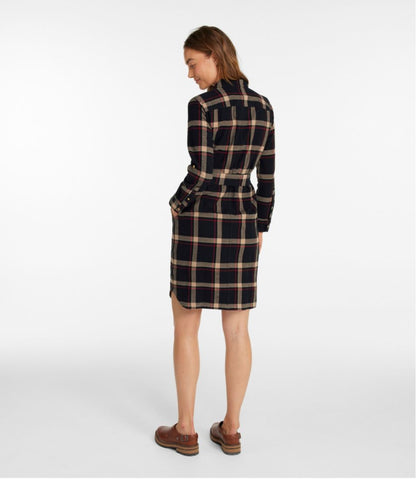 Women's Signature Camp Flannel Shirt Dress, Button-Front | L.L.Bean Exclusive