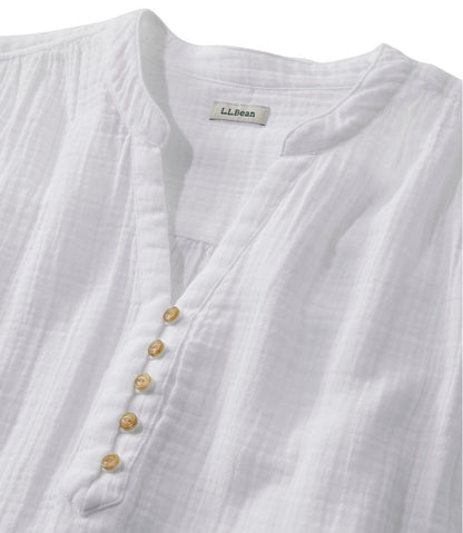 Women's Cloud Gauze Short-Sleeve Shift Dress | L.L.Bean Essential