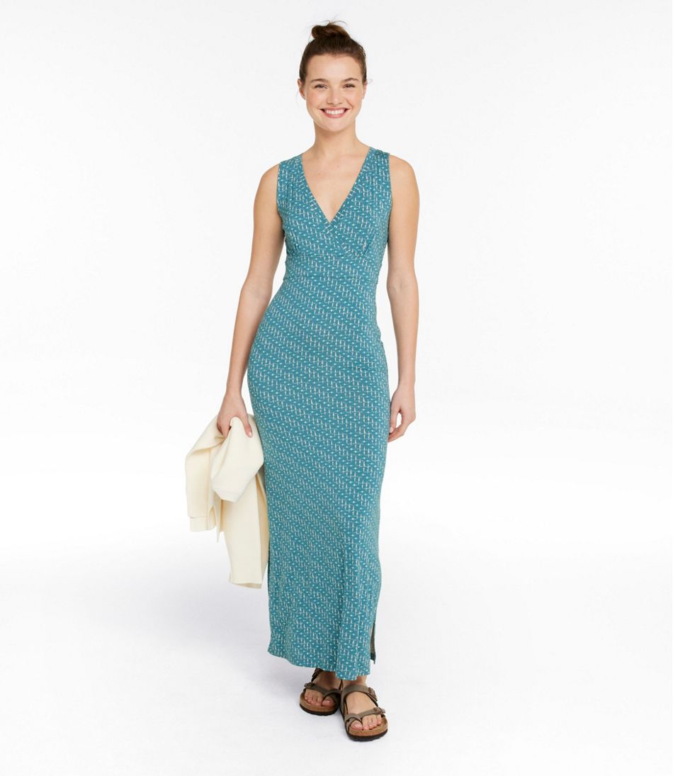 Women's Summer Knit Maxi Dress, Print | L.L.Bean Great Value