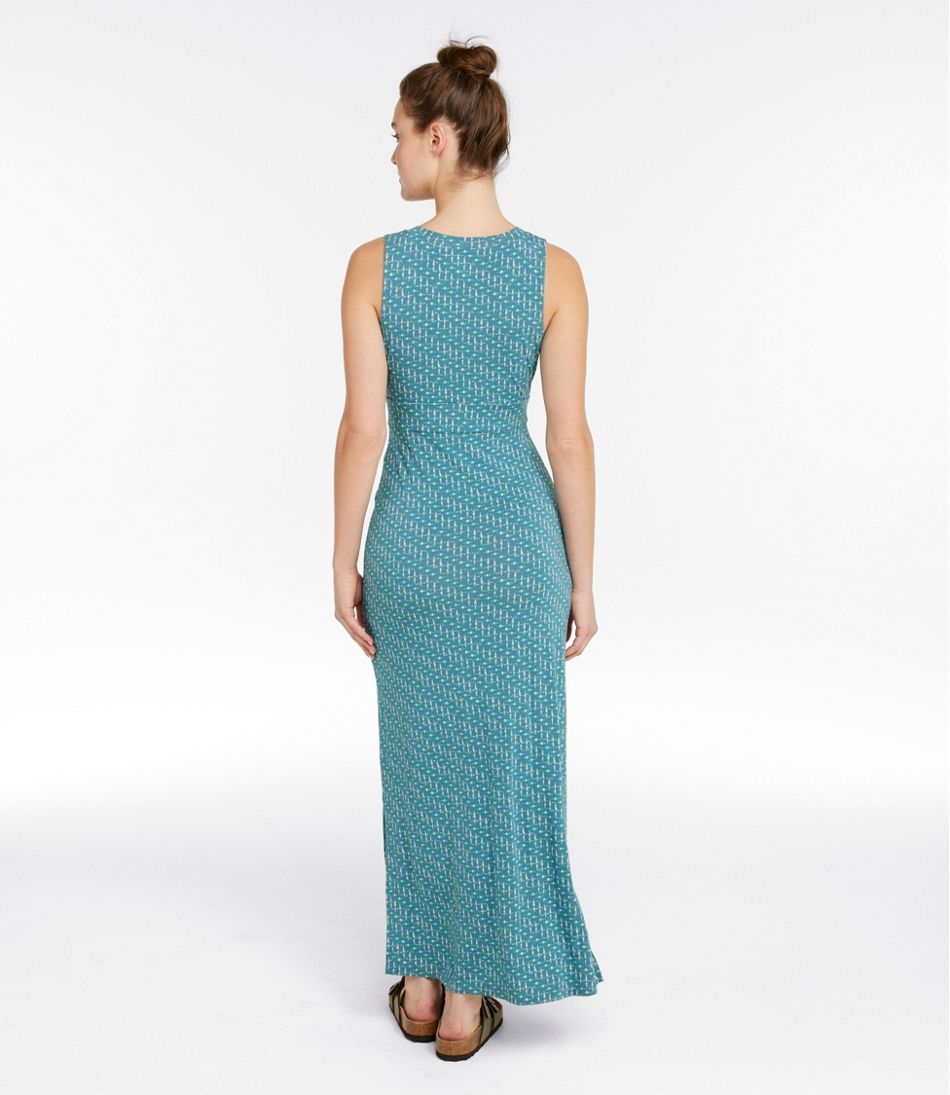 Women's Summer Knit Maxi Dress, Print | L.L.Bean Great Value