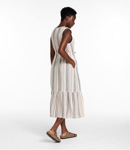 Women's Cloud Gauze Midi Dress, Stripe | L.L.Bean Featured