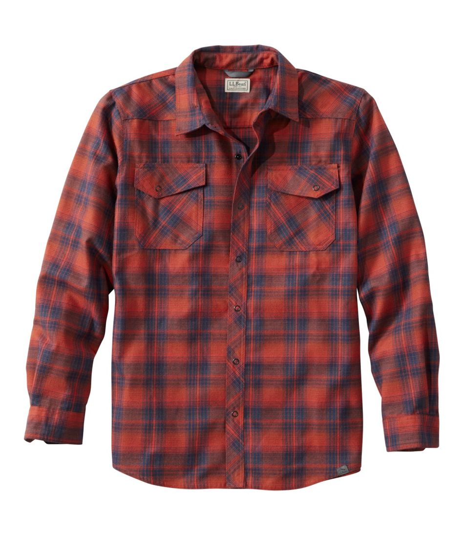 Men's Katahdin Performance Flannel Shirt, Slightly Fitted | L.L.Bean Value