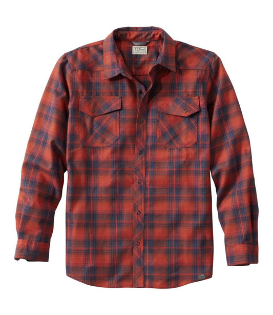 Men's Katahdin Performance Flannel Shirt, Slightly Fitted | L.L.Bean Value