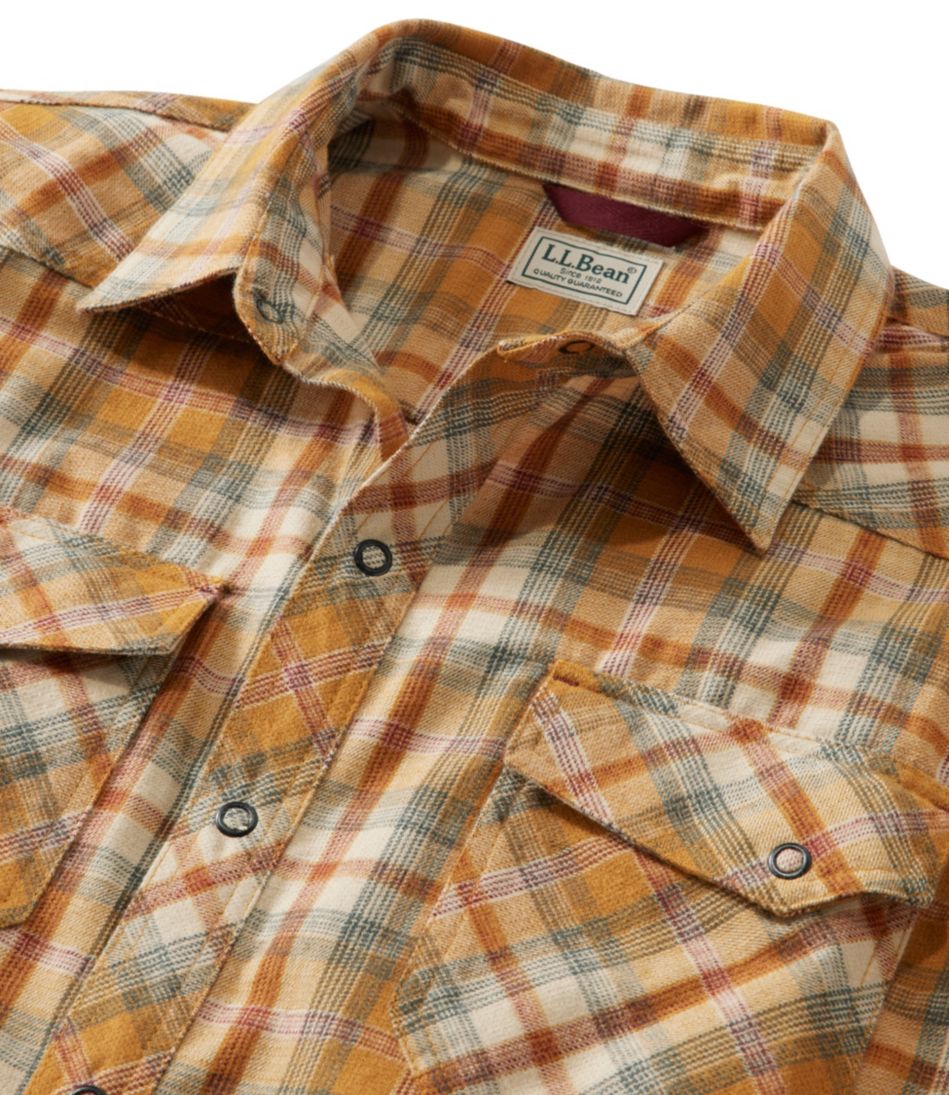 Men's Katahdin Performance Flannel Shirt, Slightly Fitted | L.L.Bean Value
