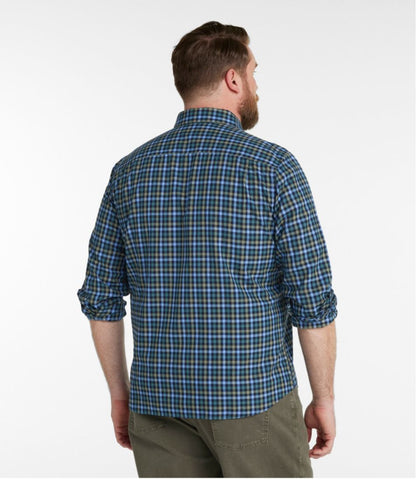 Men's Wrinkle-Free Ultrasoft Brushed Cotton Shirt, Long-Sleeve, Slightly Fitted Untucked Fit | L.L.Bean Exclusive