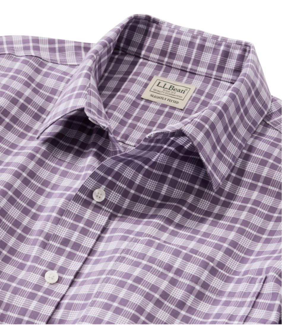 Men's Wrinkle-Free Ultrasoft Brushed Cotton Shirt, Long-Sleeve, Slightly Fitted Untucked Fit | L.L.Bean Exclusive