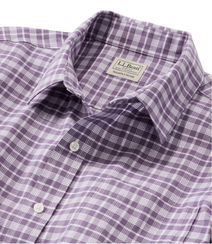 Men's Wrinkle-Free Ultrasoft Brushed Cotton Shirt, Long-Sleeve, Slightly Fitted Untucked Fit | L.L.Bean Exclusive