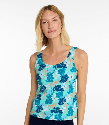 Women's BeanSport Swimwear, Scoopneck Tankini Top, Print | L.L.Bean Recommended