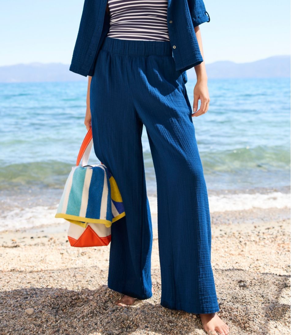 Women's Cloud Gauze Wide-Leg Pants | L.L.Bean Exclusive