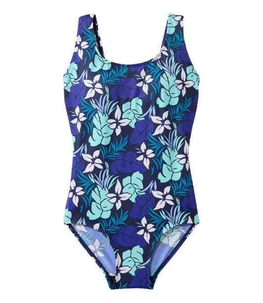 Women's BeanSport Swimwear, Scoopneck Tanksuit Print | L.L.Bean Value