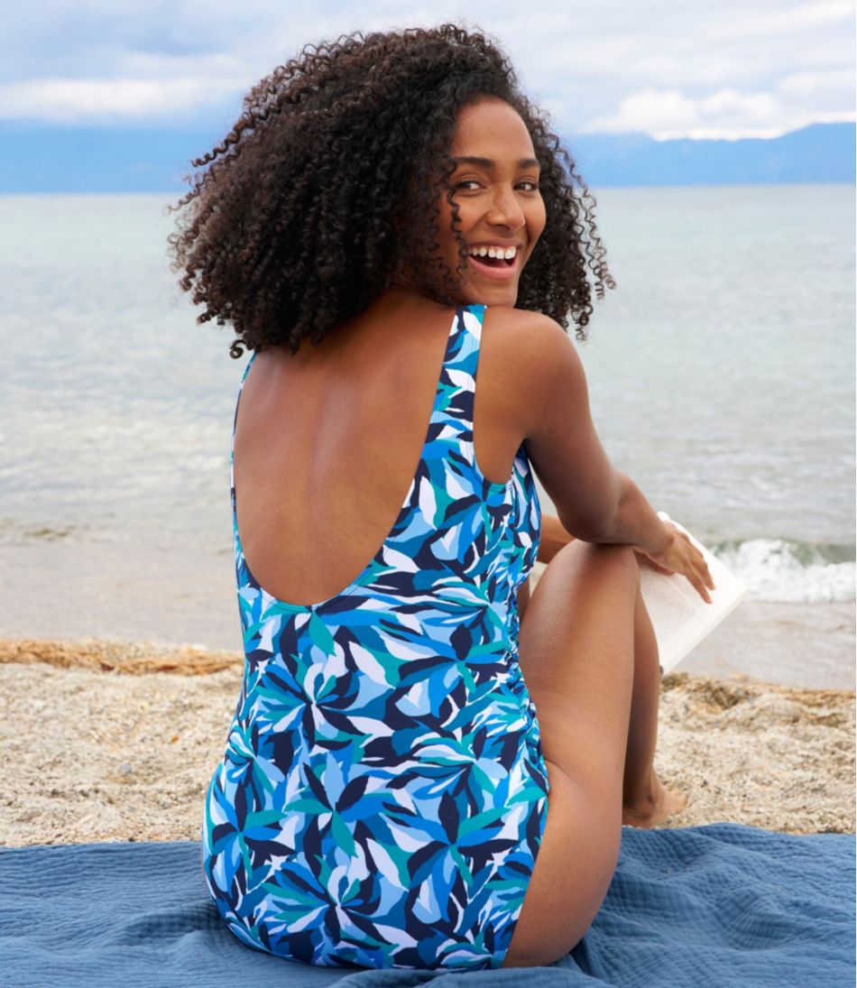 Women's Shaping Swimwear, Tanksuit Print | L.L.Bean Classic