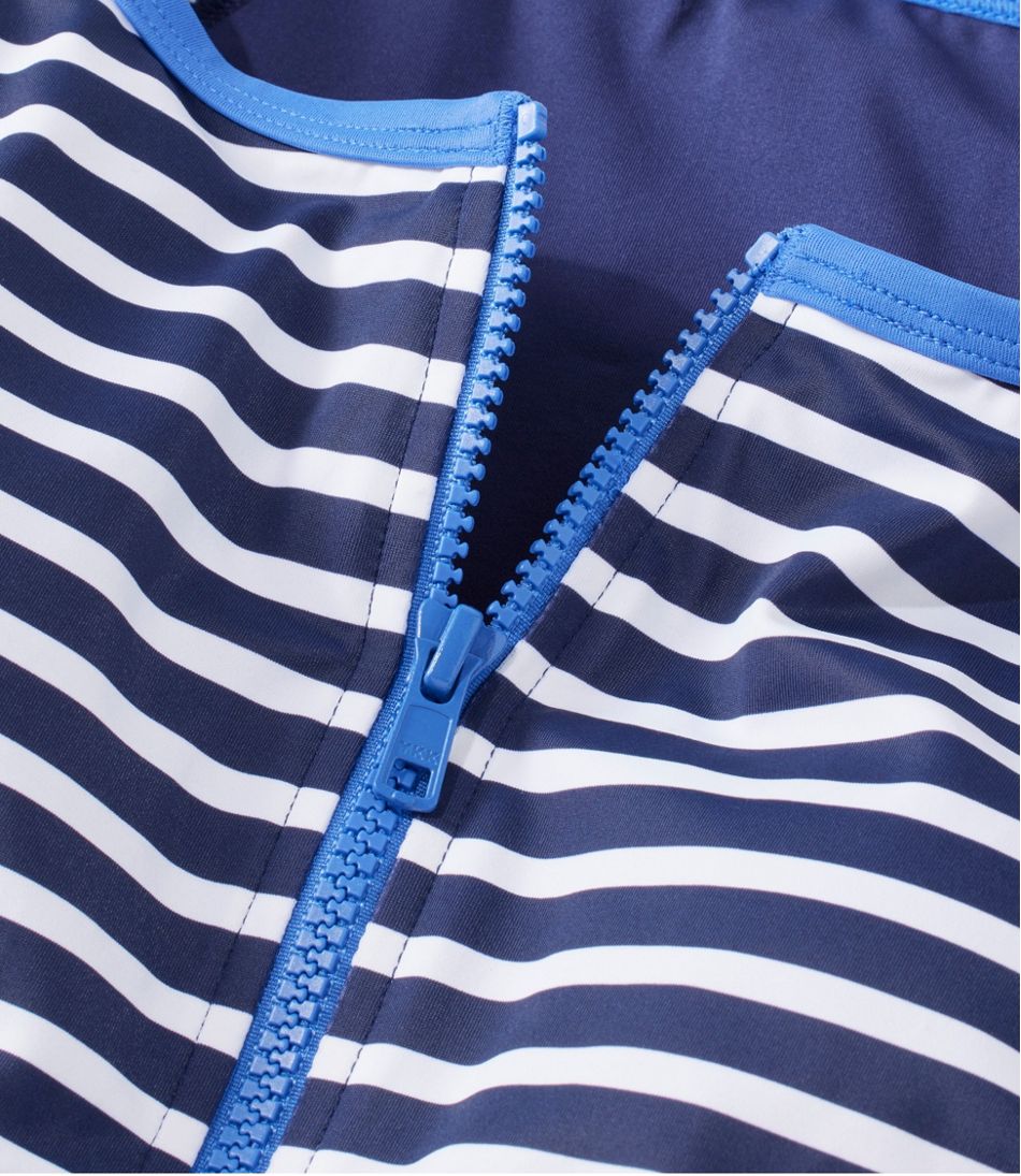 Women's Coastal Essentials Swimwear, Long-Sleeve Tanksuit Print | L.L.Bean Essential