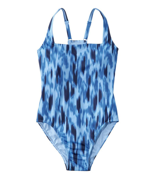 Women's New Currents Swimwear, Squareneck Tanksuit Print | L.L.Bean Exclusive