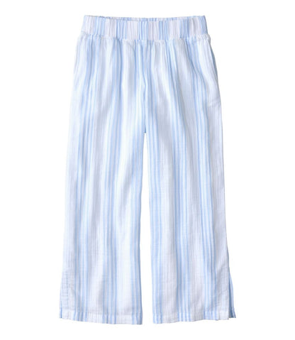 Women's Cloud Gauze Wide-Leg Pants, Stripe | L.L.Bean Classic