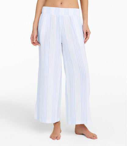 Women's Cloud Gauze Wide-Leg Pants, Stripe | L.L.Bean Classic