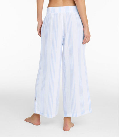 Women's Cloud Gauze Wide-Leg Pants, Stripe | L.L.Bean Classic
