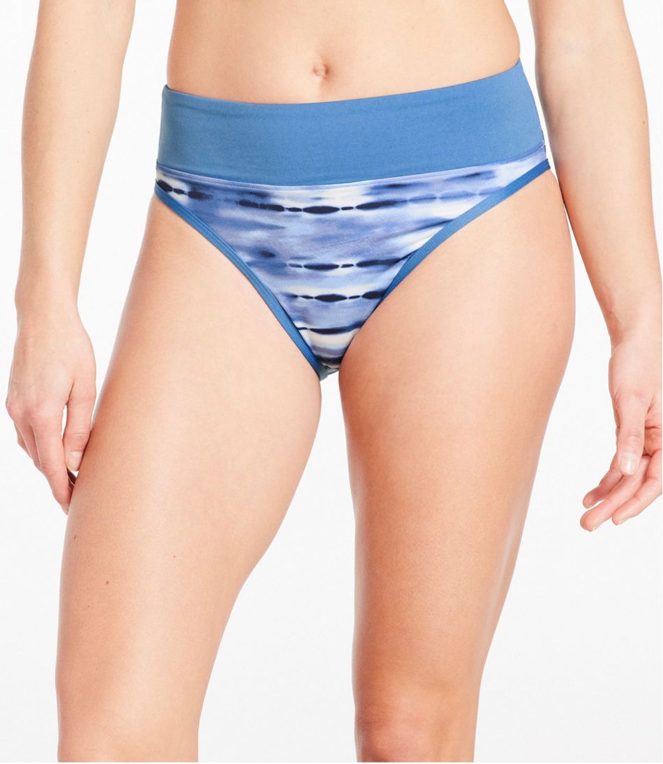Women's New Currents Swimwear, Mid-Rise Brief Print | L.L.Bean Latest