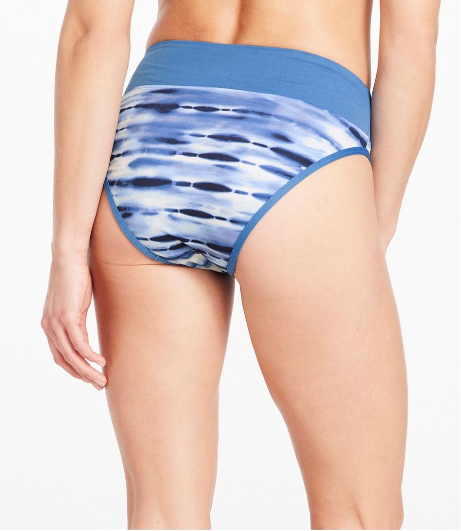 Women's New Currents Swimwear, Mid-Rise Brief Print | L.L.Bean Latest