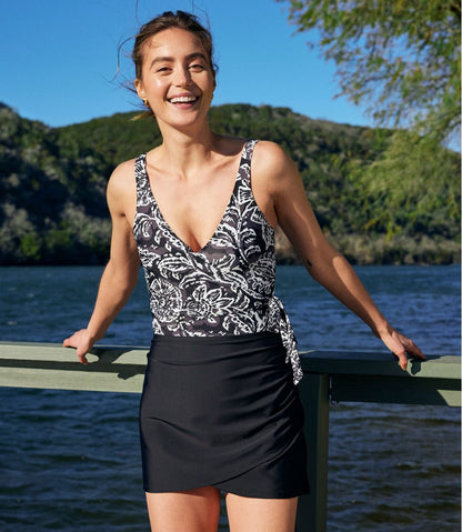 Women's Summersalt The Ruched Swim Skirt | L.L.Bean Exclusive