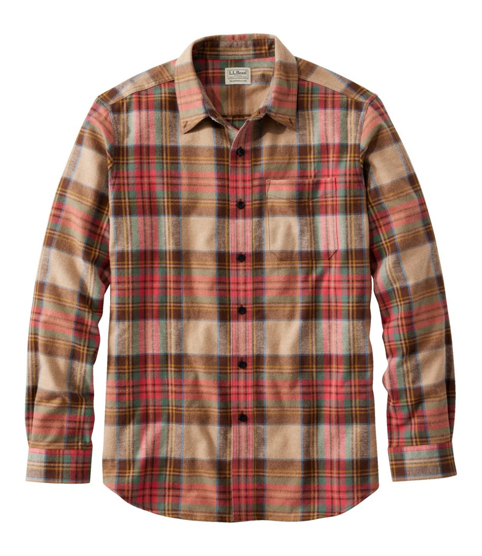 Men's Scotch Plaid Flannel Shirt, Traditional Fit | L.L.Bean Classic