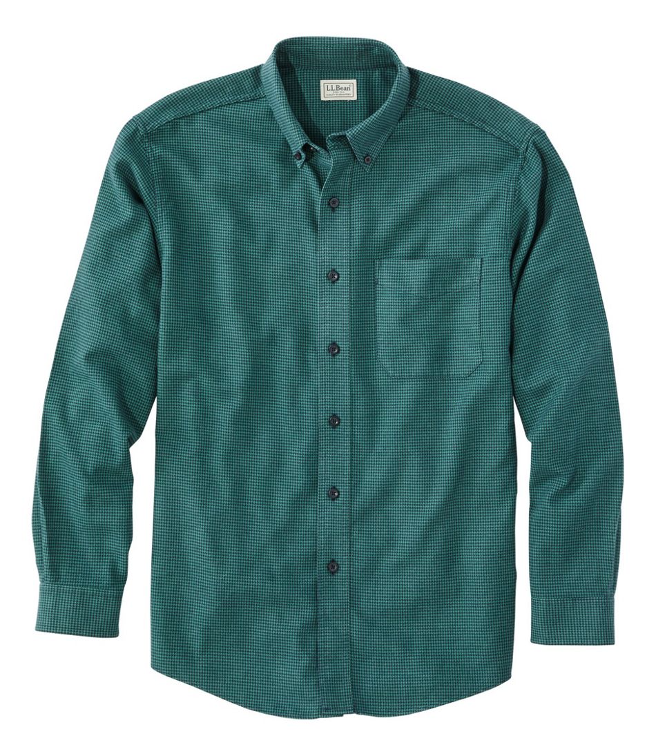 Men's Wicked Good Flannel Shirt, Traditional Fit, Houndstooth | L.L.Bean Everyday