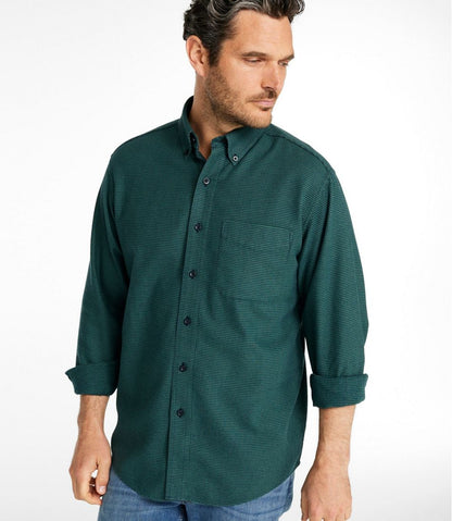 Men's Wicked Good Flannel Shirt, Traditional Fit, Houndstooth | L.L.Bean Everyday