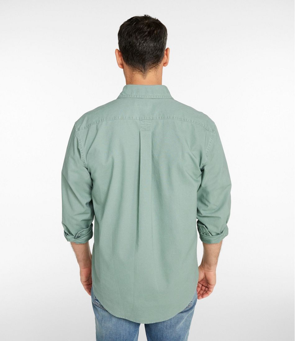 Men's Sunwashed Canvas Shirt, Traditional Fit | L.L.Bean Value